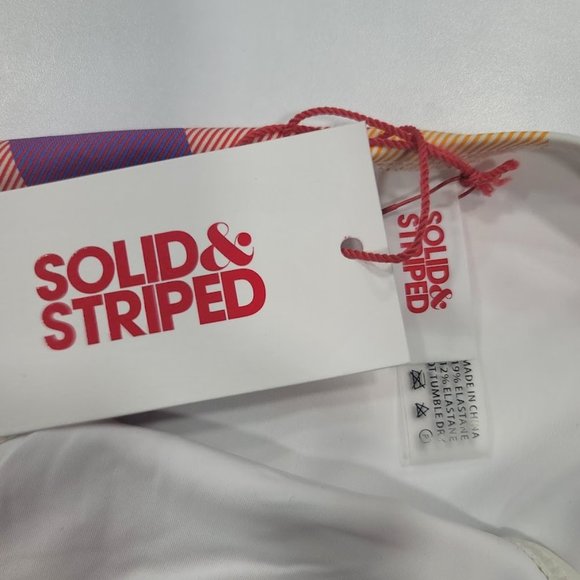 Solid & Striped The Elle Bikini Bottom in Beach Plaid - Picture 5 of 8